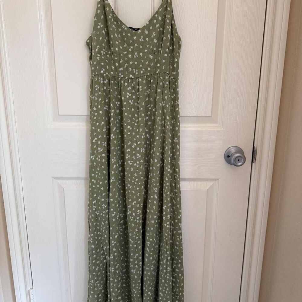 Ambiance Women's Green Dress